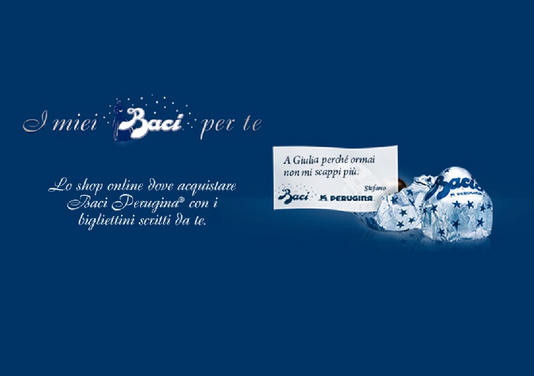 Baci Perugina personalised love note