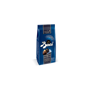 A bag of Baci Perugina extra dark chocolate 70%