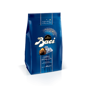 Maxi bag of Baci Perugina original dark