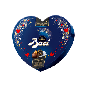 Heart Shaped Box of  Baci perugina Dark 70% Cuore Elegance