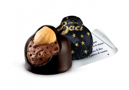 Baci Perugina Extra Dark internal view, wrapping and note