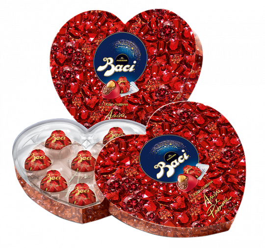 Heart Shaped Box of Baci Perugina Red Cuore Elegance