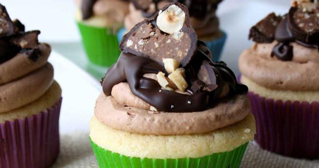 Vanilla Cupcake Baci Buttercream