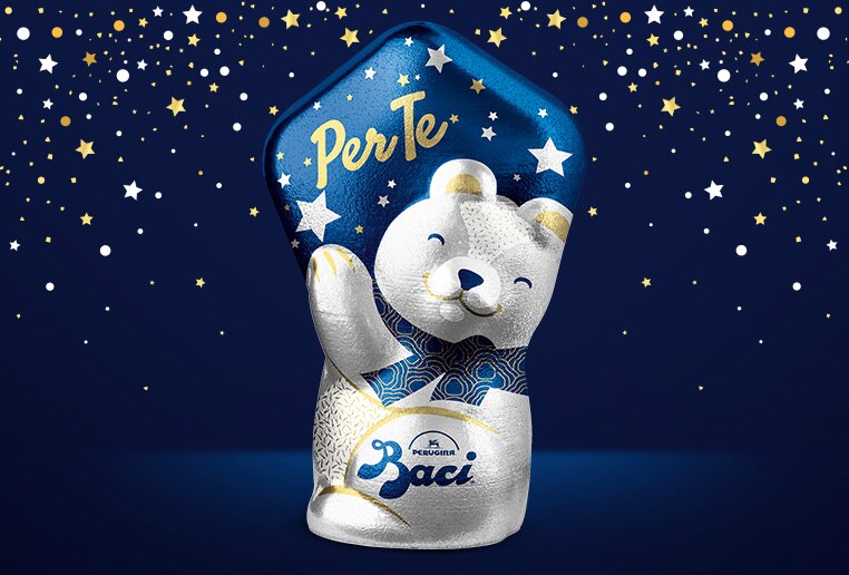Orsetto al cioccolato fondente di Baci Perugina Collezione Natale