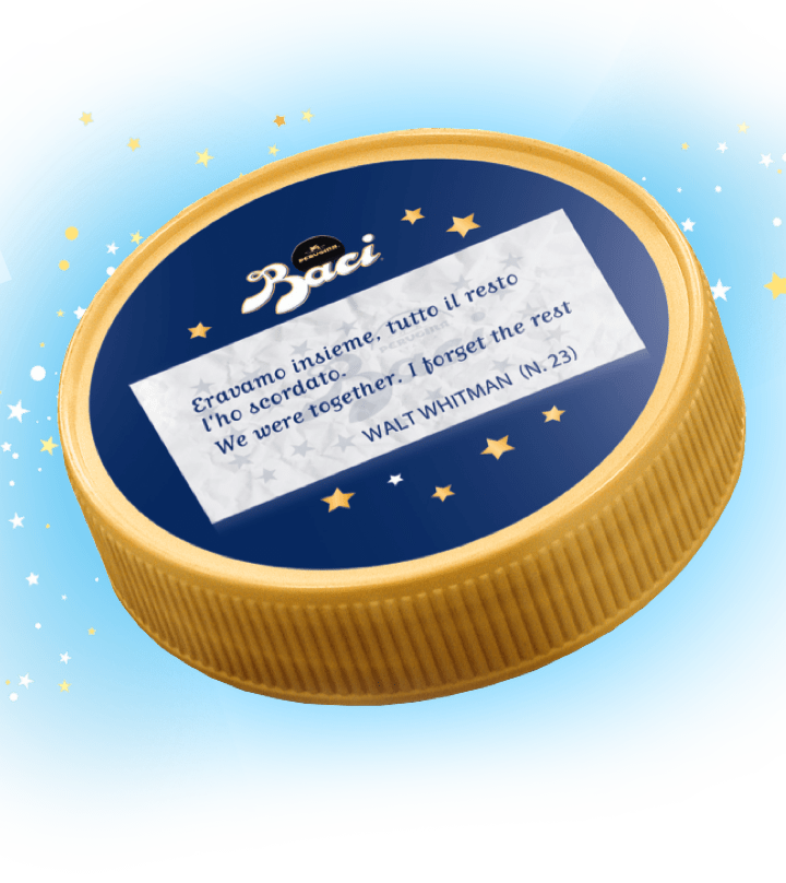 cartiglio stampato su barattolo crema spalmabile al cioccolato baci perugina cartiglio stampato su barattolo crema spalmabile al cioccolato baci perugina