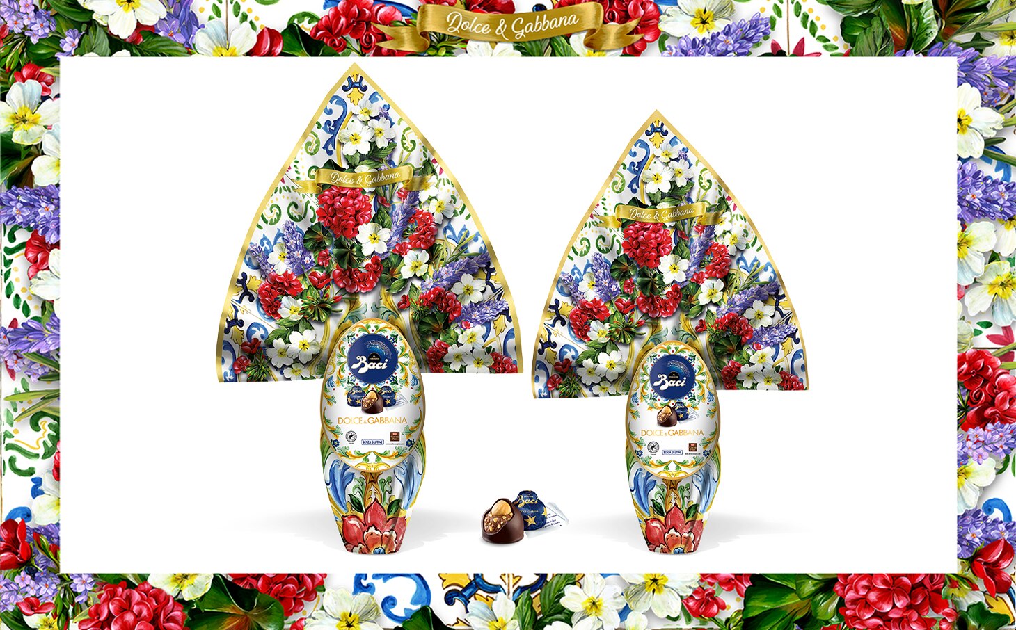 Baci Perugina Linea Uova 100 anni Floreale Collezione Pasqua