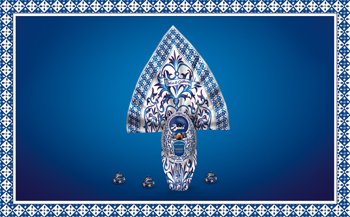 Uovo di Pasqua Baci Perugina Maiolica