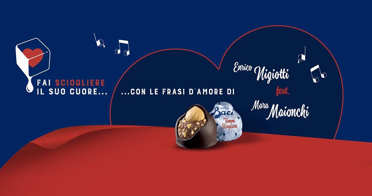 Mara Maionchi ed Enrico Nigiotti per Baci® Perugina®