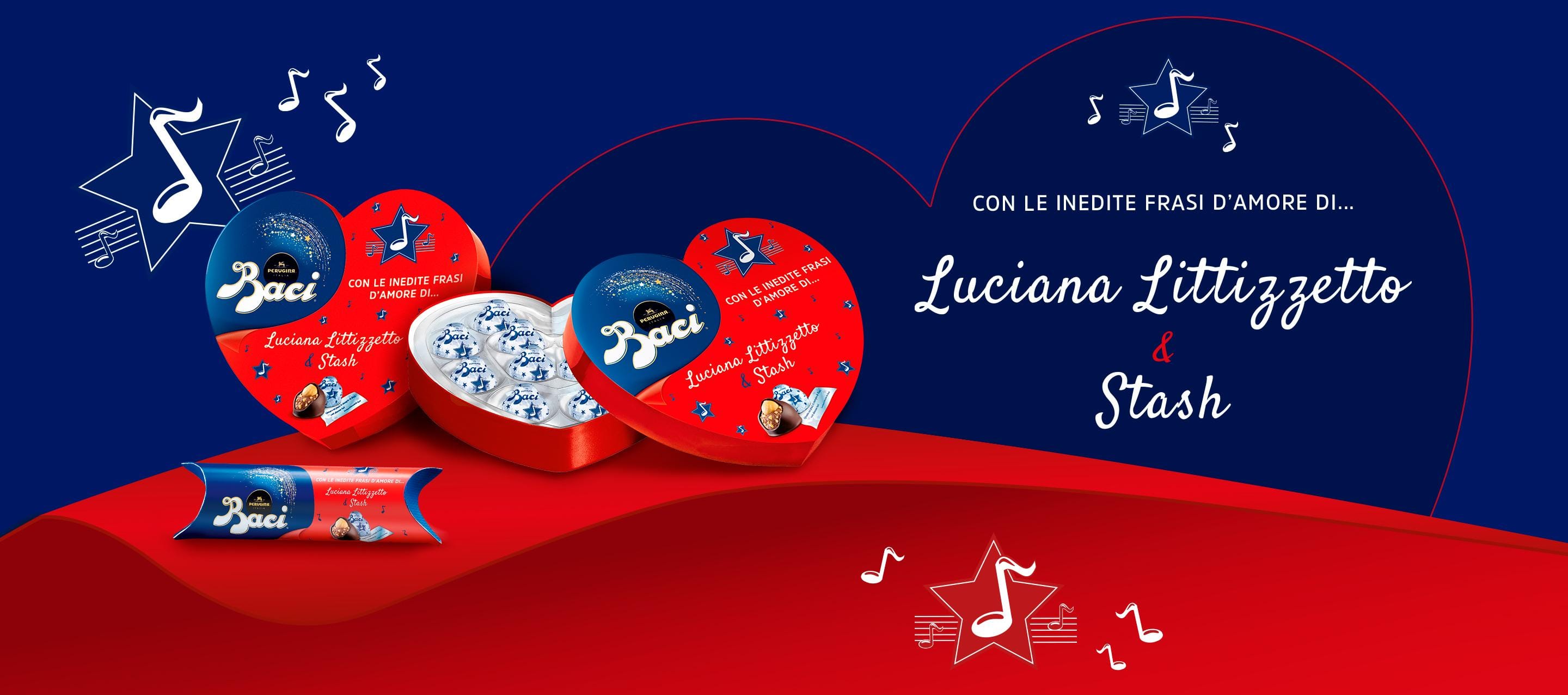 Luciana Littizzetto e Stash creano i cartigli di San Valentino per Baci® Perugina®