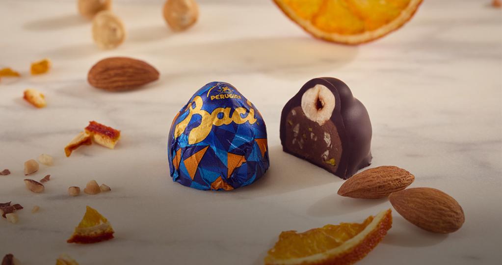 Baci Crystal cioccolatino, mandorle e arancia
