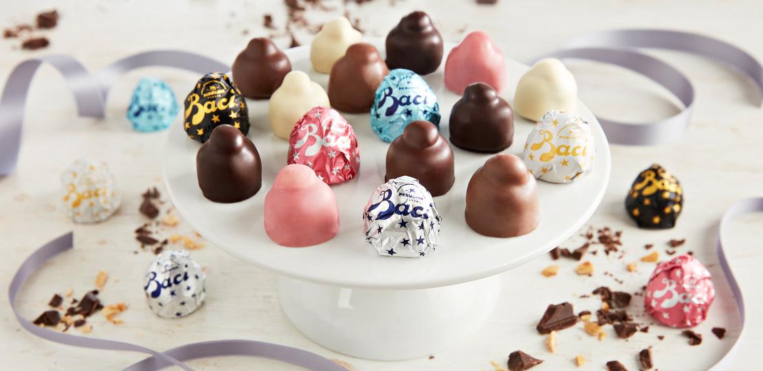 Un piatto con tutti i baci perugina collezioni speciali
