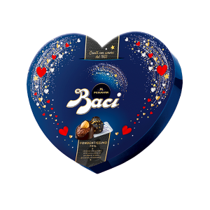 Baci Perugina scatola Cuore cioccolatini fondentissimi San Valentino