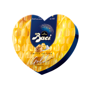 Baci Perugina scatola Cuore cioccolatini Gold Oro Caramello San Valentino