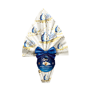 Uovo pasqua cioccolato bianco Baci Perugina sorpresa raffinata collezione pasqua