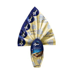 Uovo cioccolato fondentissimo 70% Baci Perugina doppia sorpresa collezione pasqua