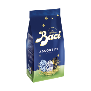 Sacchetto ovetti assortiti latte fondente fondentissimo Baci Perugina collezione Pasqua