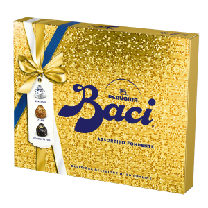 Scatola assortita fondente Baci Natale
