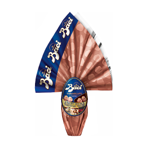 Uovo Baci® Perugina® di cioccolato fondente extra al gusto caramello con granella di mandorle caramellate - Baci® Perugina® 