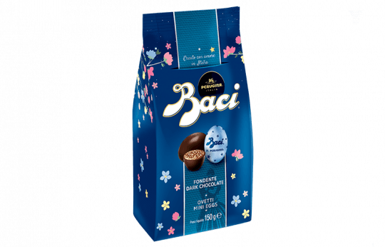 Sacchetto di ovetti al cioccolato fondente Baci Perugina