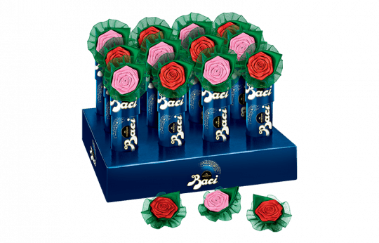 Baci® Perugina® Tubino con molletta a rosa - cioccolatini