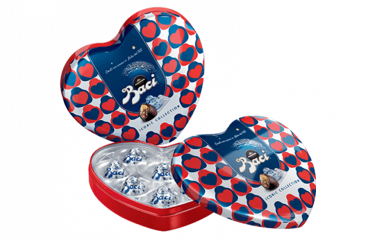 Baci Perugina scatola di latta Iconic Collection Innamorati con cioccolatini