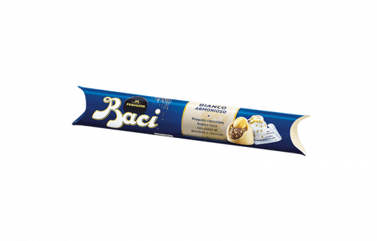 Tubo di Baci Perugina al cioccolato bianco