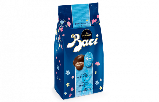 Sacchetto ovetti pasqua Latte Baci Perugina collezione Pasqua