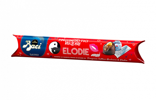 Baci Perugina maxi tubo di cioccolatini fondenti San Valentino