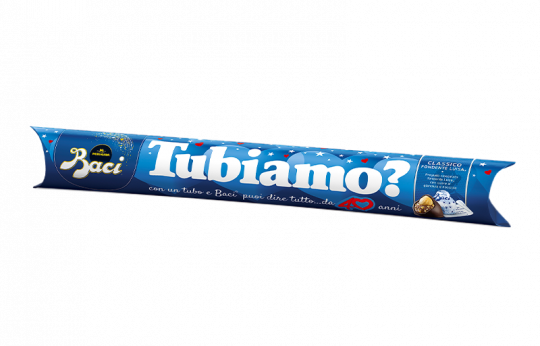 Maxi Tubo Tubiamo Baci Perugina cioccolatini collezione San Valentino