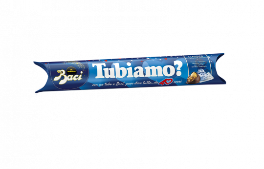 Maxi Tubo Tubiamo Baci Perugina cioccolatini collezione San Valentino