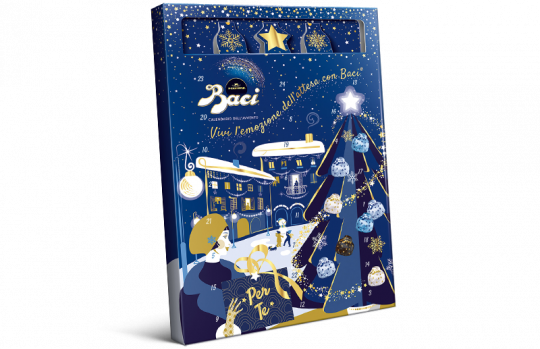 Calendario Avvento cioccolatini Baci Perugina collezione Natale