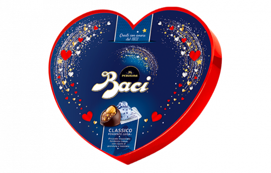 Baci Perugina scatola piccolo cuore cioccolatini fondente luisa San Valentino