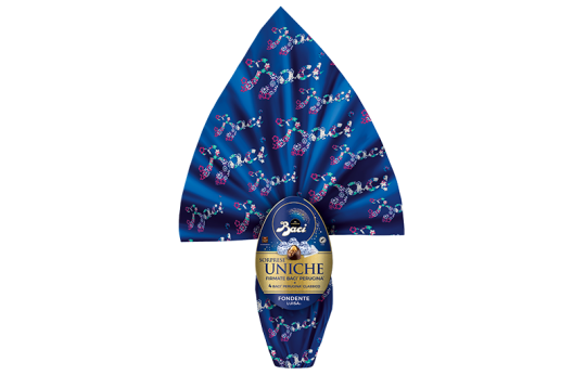 Uovo Pasqua cioccolato fondente Luisa Baci Perugina sorprese uniche collezione pasqua
