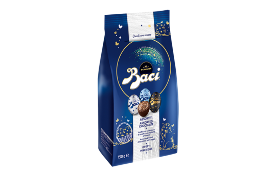 Sacchetto ovetti assortiti latte fondente fondentissimo Baci Perugina collezione Pasqua