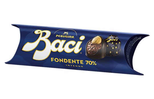 Confezione tubino di Baci Perugina fondente 70%