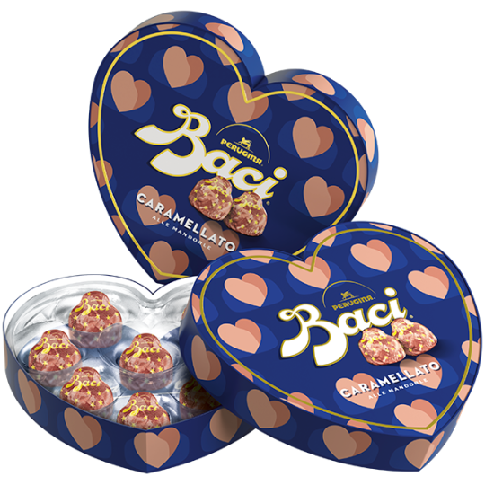Baci Perugina Scatola Cuore Caramellato alle mandorle