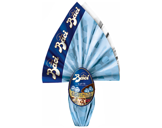 Uovo cioccolato latte Baci Perugina doppia sorpresa collezione pasqua
