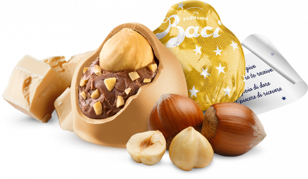 Baci Perugina Gold Limited Edition con cioccolatini oro al caramello