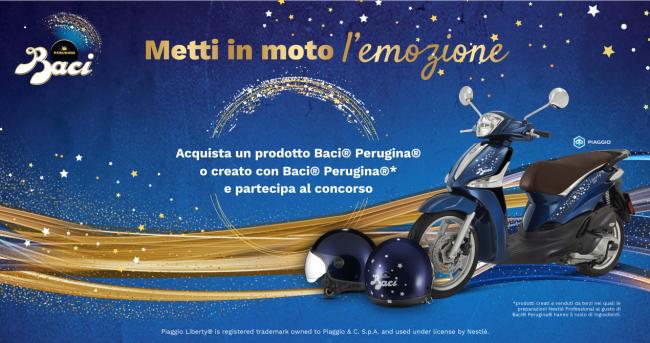 Concorso Baci Perugina 2022 Piaggio Liberty 125