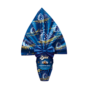 Uovo pasqua cioccolato fondente Baci Perugina 380g sorpresa raffinata collezione pasqua