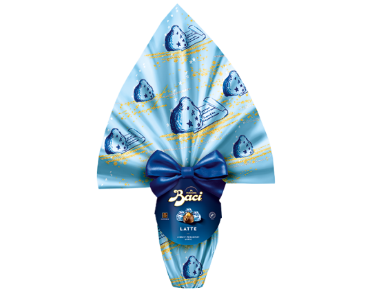 Uovo pasqua cioccolato latte Baci Perugina 380g sorpresa raffinata collezione pasqua