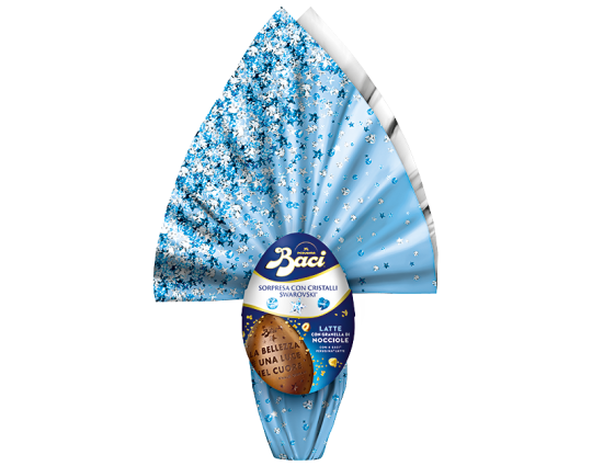 Uovo di cioccolato al latte con cristallo Swarovski®