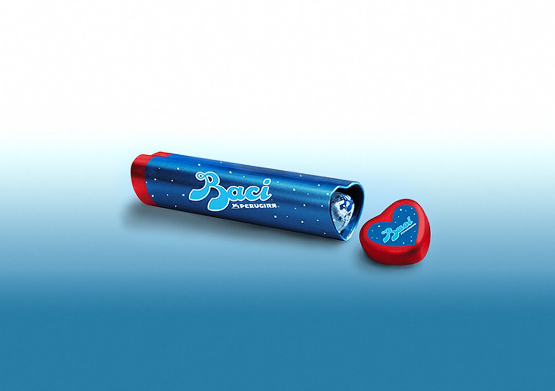 Baci Perugina Valentine’s day heart tube