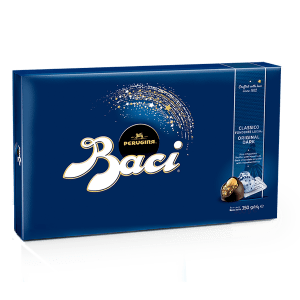 Maxi candy box of Baci Perugina original dark