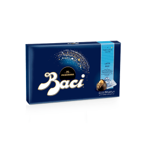 Candy box of Baci Perugina with milk chocolate