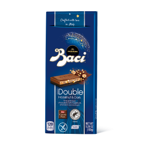 Tablet double dark hazelnuts baci perugina