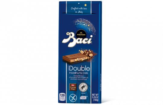 Baci Perugina tablet Choco Double Dark and Hazelnuts